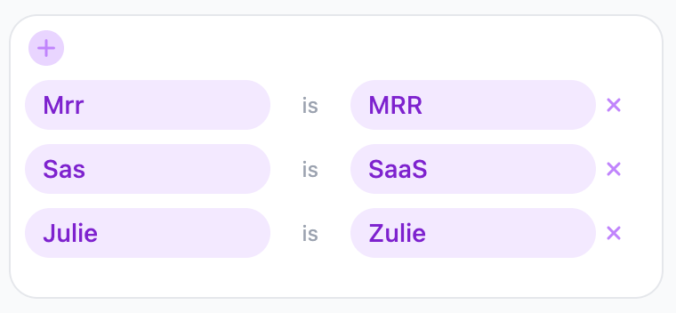 Custom YouTube transcript mappings to get a more accurate transcript